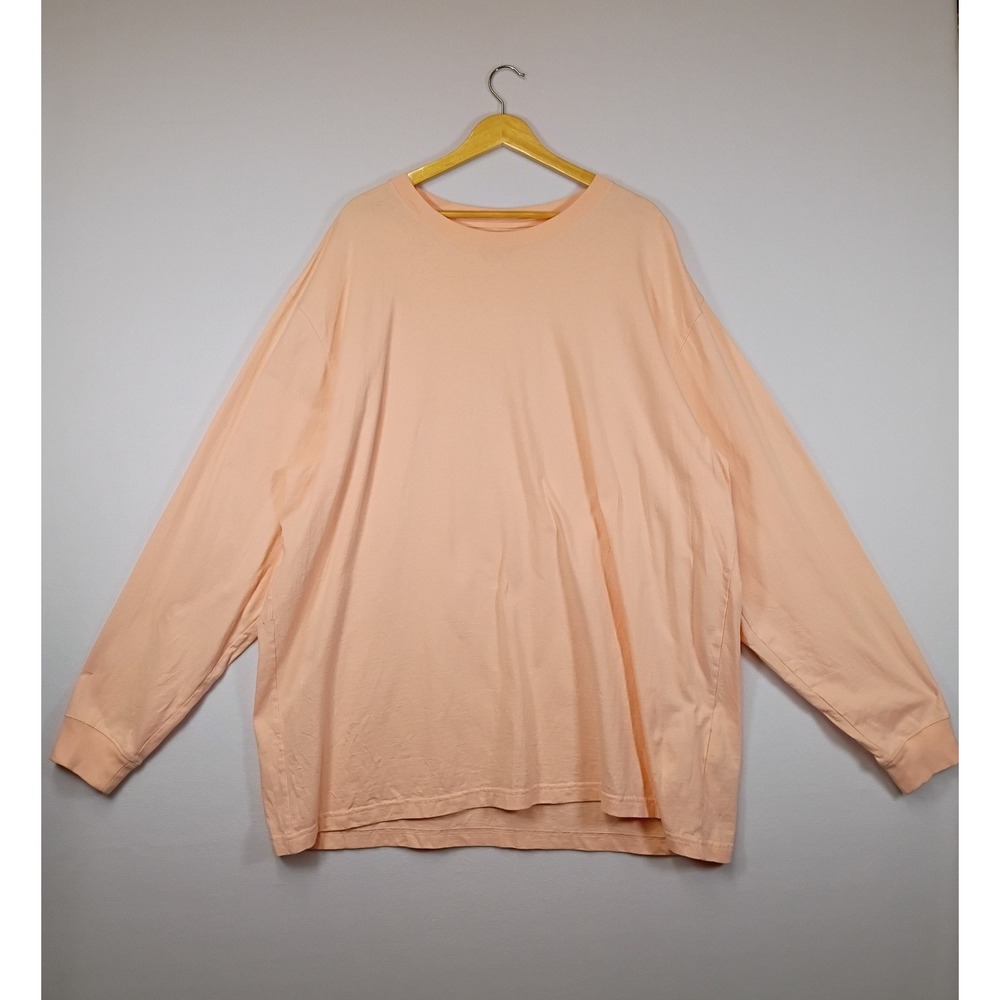 Workwear Carhartt Mens 2XL Peach Loose Fit Graphic Sleeve Long Sleeve T-Shirt